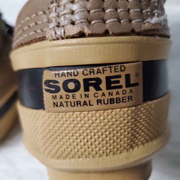Sorel Men\'s Caribou Tan Black Snow Boots, 7 main image 4